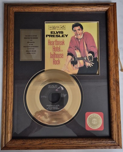 Elvis presley gold - presley, plated