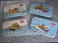 4, RNLI LIFEBOAT Button Badges