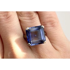 London Blue Topaz Princess Cut