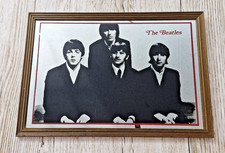 The Beatles Framed Mirror Vintage Memorabilia