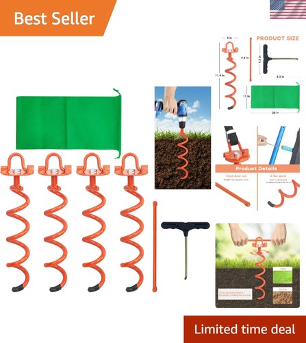 Sturdy orange metal screw - sturdy,