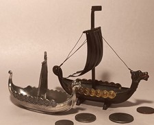 2 VIKING SHIP vtg norweigian