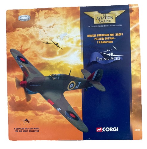 Corgi aviation hawker - corgi, 1:72