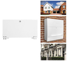 Replacement Gas Meter Box Door - Mk1 Surface Mounted - 410 x 210mm - With Hinges