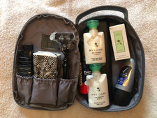 Bvlgari Emirates Business Class Cosmetics Wash Bag - Complete with all Cosmetics