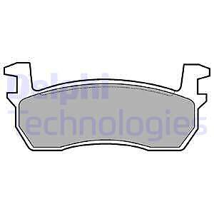 Lp259 delphi brake pad - brake,