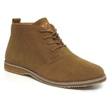 Mens Leather Desert Boots