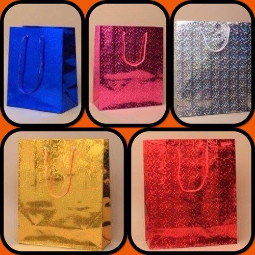 Holographic gift bags party - gift,