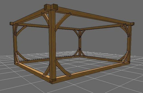 5m oak garden - 5.5m,