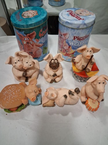 Vintage piggin pigs - vintage,