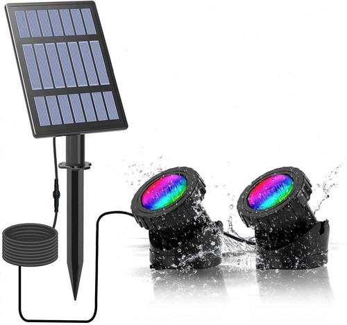 Solar pond lights led - pond,