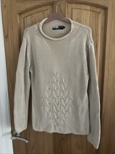 Jeff & Co Cream Cotton Jumper