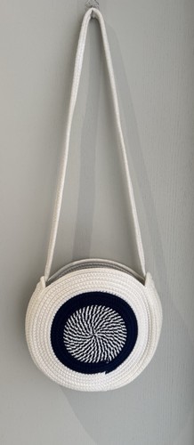 Joules round beach bag - round,