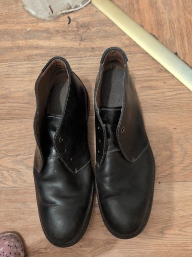 Clarks black ankle boots - 10,