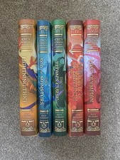 ILLUMICRATE Percy Jackson Set (1-5) by Rick Riordan Digital Signed Exclusive