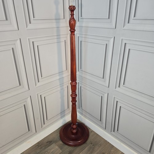 Vintage carved standard lamp - vintage,