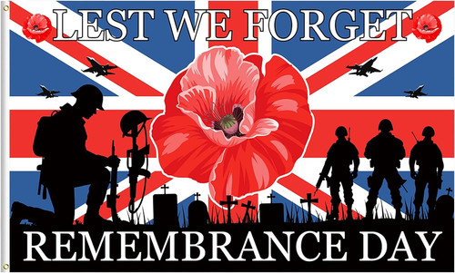 Lest forget flag 5ft - lest, we