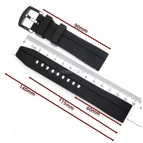 Extra long silicone watch - long,
