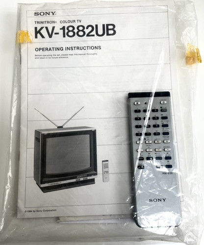Rare sony trinitron 1882ub - rare,