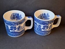 Antique Blue Willow Pagoda