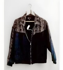 ZARA Black Satin Snake Print