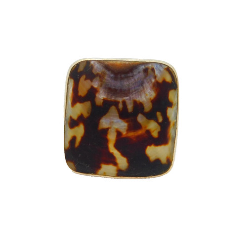 Sterling silver cowrie shell - silver,