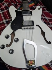 LEFT HANDED Hagstrom Viking deluxe White