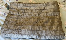 John Lewis quilted Bedspread oyster bronze brown colour 150x200cm