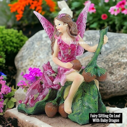 Fairy with dragon leaf - fairy,
