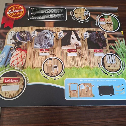 Lemieux toy pony wooden stable - lemieux,