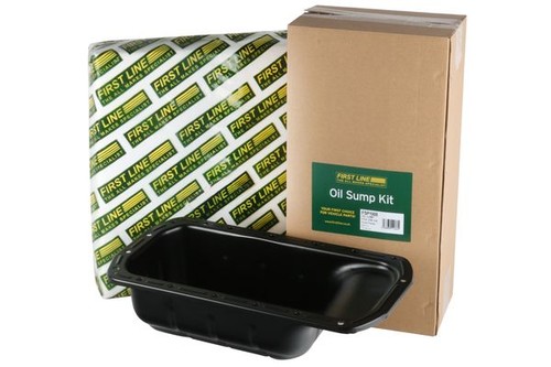 First line engine oil sump - line,