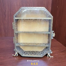 Vtg miniature gold metal - miniature,