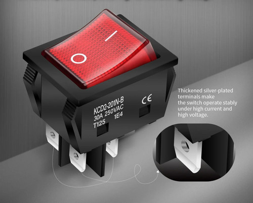 30a 250v heavy duty - 250v, kcd2