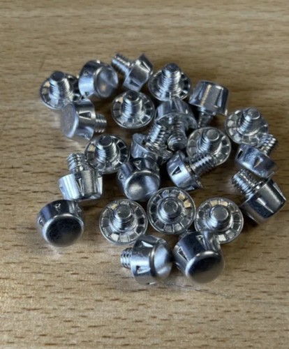 12x football studs - 12x, 6mm