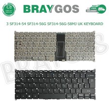 For  Acer Swift 3 SF314-54 SF314-56G SF314-56G-58MJ UK Laptop Keyboard Black