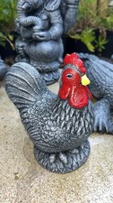 Solid Concrete Chicken Statue