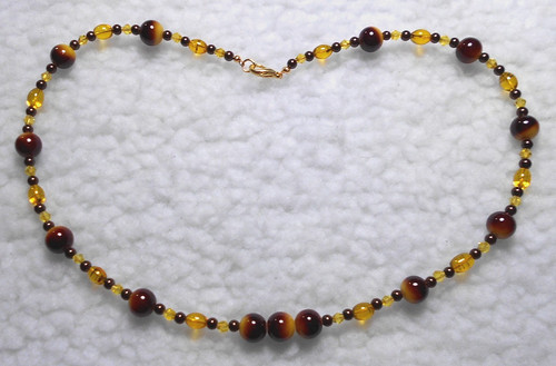 53cm necklace brown - 20.75",
