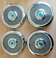 4 Vintage Ford Chrome Car Hub