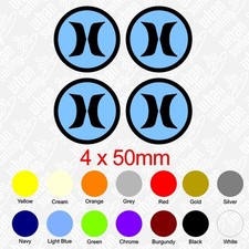 4 x 50mm Window Wheel Stickers