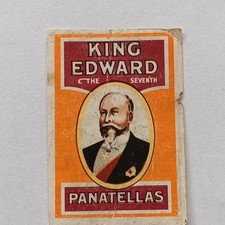 Matchbox Label King Edward