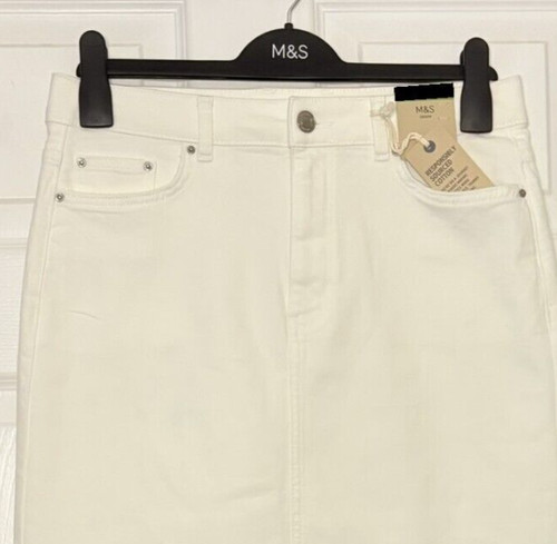 Ladies midi skirt ecru - midi,