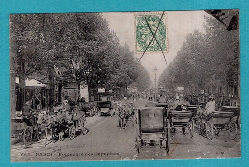 Paris boulevard des - boulevard, capucines