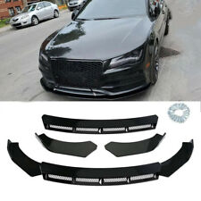 For Audi A3 A4 A5 S3 S4 Front Bumper Spoiler Lip Body Kit Splitter Chin Black UK