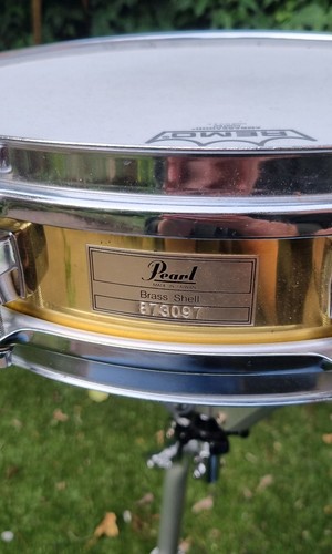 Pearl brass piccolo snare drum - pearl,