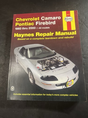 Haynes repair manual 1993 - manual, 1993-2002