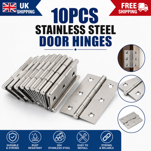 10pcs stainless steel flat - 10pcs,