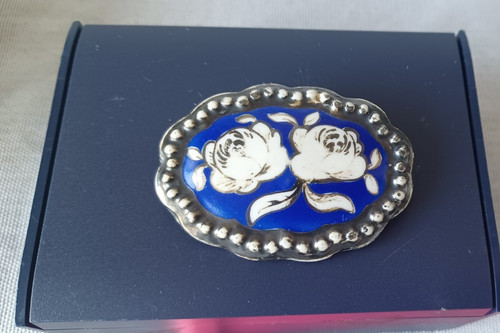 Vintage brooch signed - brooch,