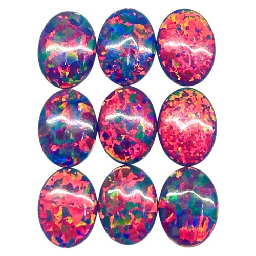 Pcs australian black opal - pcs,