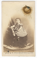 Germany girl rocking horse