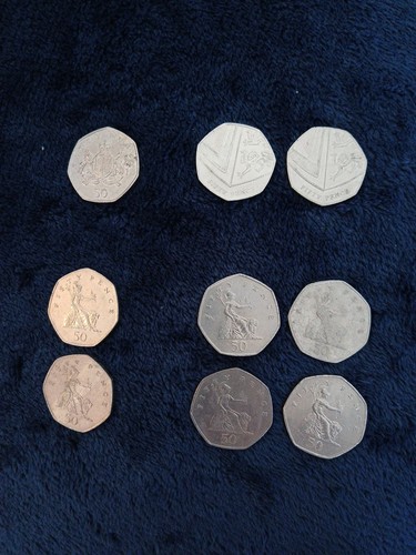 Set old pence pieces - set,